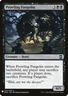 《うろつくセンザンコウ/Prowling Pangolin》[MB1] 黒C