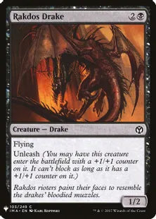 《ラクドスのドレイク/Rakdos Drake》[MB1] 黒C