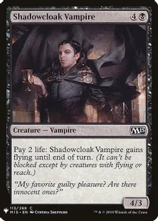 《影外套の吸血鬼/Shadowcloak Vampire》[MB1] 黒C