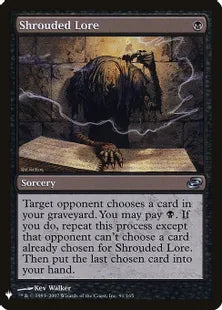 《隠された知識/Shrouded Lore》[MB1] 黒U