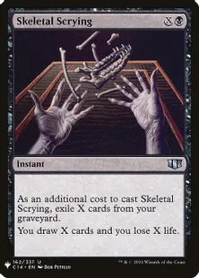 《占骨術/Skeletal Scrying》[MB1] 黒U