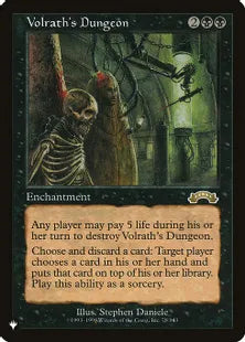 《ヴォルラスの地下牢/Volrath's Dungeon》[The List] 黒R