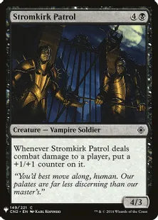 《流城の巡回兵/Stromkirk Patrol》[MB1] 黒C