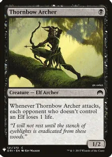 《茨弓の射手/Thornbow Archer》[MB1] 黒C