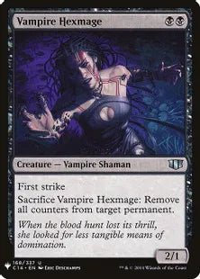 《吸血鬼の呪詛術士/Vampire Hexmage》[MB1] 黒U