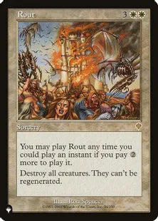 《総くずれ/Rout》(INV版)[The List] 白R