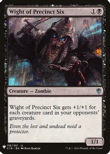 《第６管区のワイト/Wight of Precinct Six》[MB1] 黒U