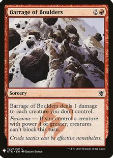 《石弾の弾幕/Barrage of Boulders》[MB1] 赤C