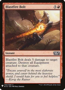 《爆炎の稲妻/Blastfire Bolt》[MB1] 赤C