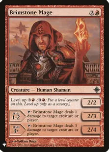 《硫黄石の魔道士/Brimstone Mage》[MB1] 赤U