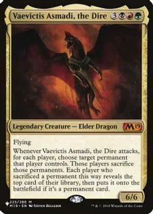 《暴虐の龍、アスマディ/Vaevictis Asmadi, the Dire》[The List] 金R