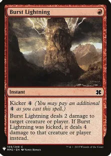 《噴出の稲妻/Burst Lightning》(MM2版)[MB1] 赤C