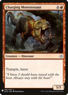 《突進するモンストロサウルス/Charging Monstrosaur》[MB1] 赤U
