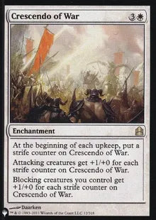 《戦争の最高潮/Crescendo of War》[The List] 白R