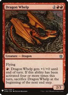 《チビ・ドラゴン/Dragon Whelp》[MB1] 赤U