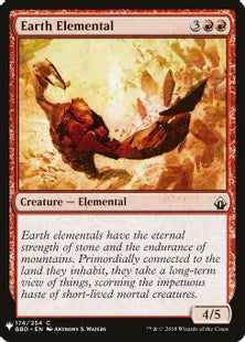 《大地の精霊/Earth Elemental》[MB1] 赤C