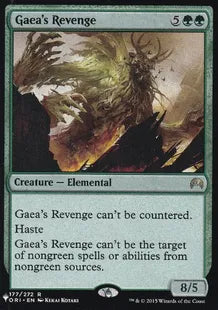 《ガイアの復讐者/Gaea's Revenge》[The List] 緑R