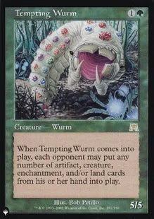 《誘うワーム/Tempting Wurm》[The List] 緑R