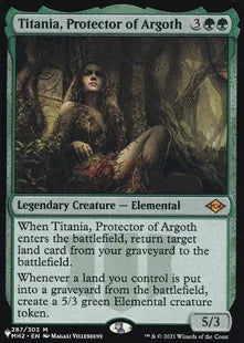 《アルゴスの庇護者、ティタニア/Titania, Protector of Argoth》[The List] 緑R