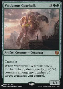《新緑の機械巨人/Verdurous Gearhulk》[The List] 緑R