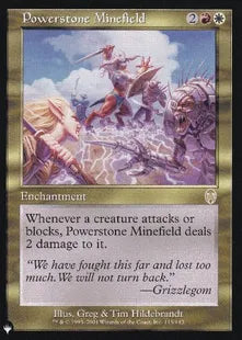 《パワーストーンの地雷原/Powerstone Minefield》[The List] 金R