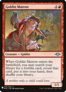 《ゴブリンの女看守/Goblin Matron》[MB1] 赤U