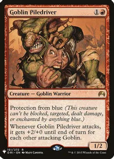 《ゴブリンの群衆追い/Goblin Piledriver》[MB1] 赤R