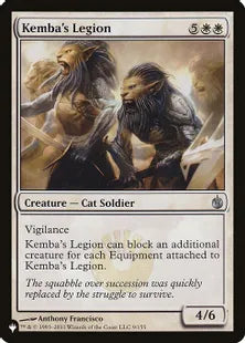《ケンバの軍勢/Kemba's Legion》[The List] 白U