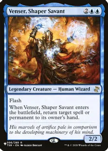 《造物の学者、ヴェンセール/Venser, Shaper Savant》[The List] 青R