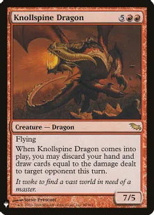 《山背骨のドラゴン/Knollspine Dragon》[MB1] 赤R