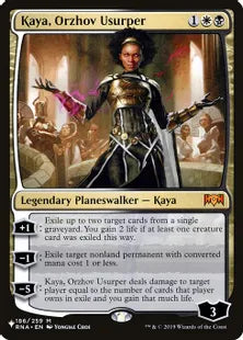 《オルゾフの簒奪者、ケイヤ/Kaya, Orzhov Usurper》[The List] 金R