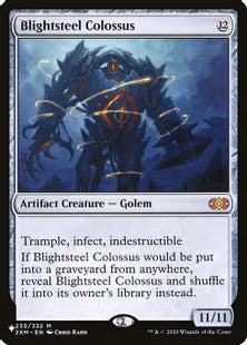 《荒廃鋼の巨像/Blightsteel Colossus》[The List] 茶R