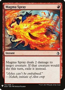 《マグマのしぶき/Magma Spray》[MB1] 赤C