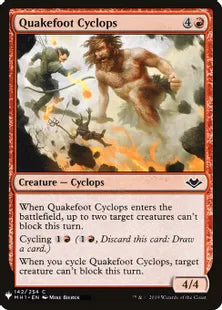 《震足サイクロプス/Quakefoot Cyclops》[MB1] 赤C