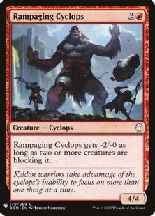 《暴れ回るサイクロプス/Rampaging Cyclops》[MB1] 赤C