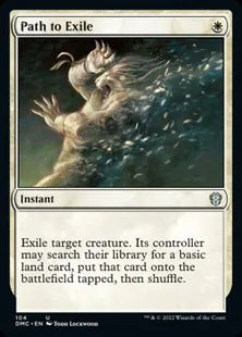 《流刑への道/Path to Exile》[DMC] 白U