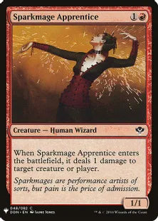 《火花魔道士の弟子/Sparkmage Apprentice》[MB1] 赤C