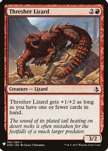 《オナガトカゲ/Thresher Lizard》[MB1] 赤C