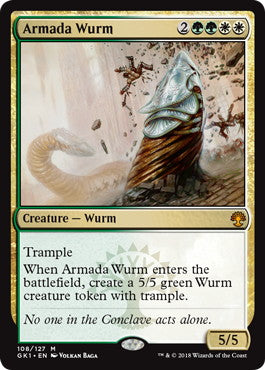 《大軍のワーム/Armada Wurm》[GK1-GW] 金R