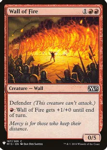 《炎の壁/Wall of Fire》[MB1] 赤C