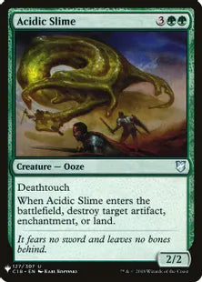 《酸のスライム/Acidic Slime》[MB1] 緑U