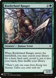 《国境地帯のレインジャー/Borderland Ranger》[MB1] 緑C