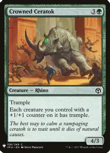 《冠角獣/Crowned Ceratok》[MB1] 緑C