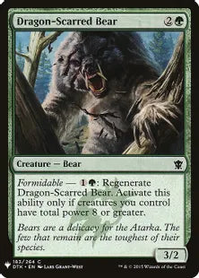 《龍傷負いの熊/Dragon-Scarred Bear》[MB1] 緑C