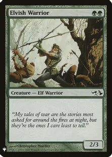 《エルフの戦士/Elvish Warrior》[MB1] 緑C