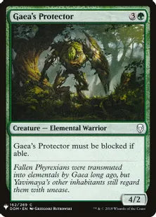 《ガイアの守護者/Gaea's Protector》[MB1] 緑C
