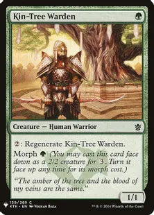 《族樹の管理人/Kin-Tree Warden》[MB1] 緑C