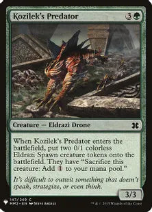 《コジレックの捕食者/Kozilek's Predator》[MB1] 緑C