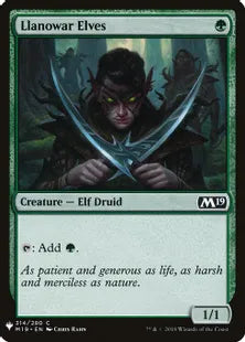 《ラノワールのエルフ/Llanowar Elves》[MB1] 緑C