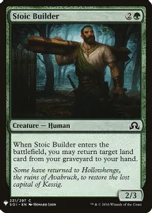 《冷静な建築家/Stoic Builder》[MB1] 緑C